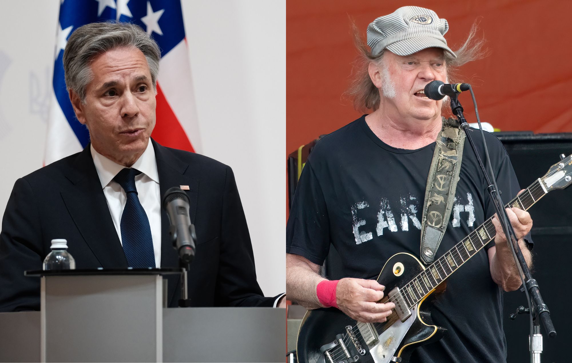 US Secretary Of State covers ‘Rockin’ In The Free World’ in Kyiv – to mixed reactions from Ukraine