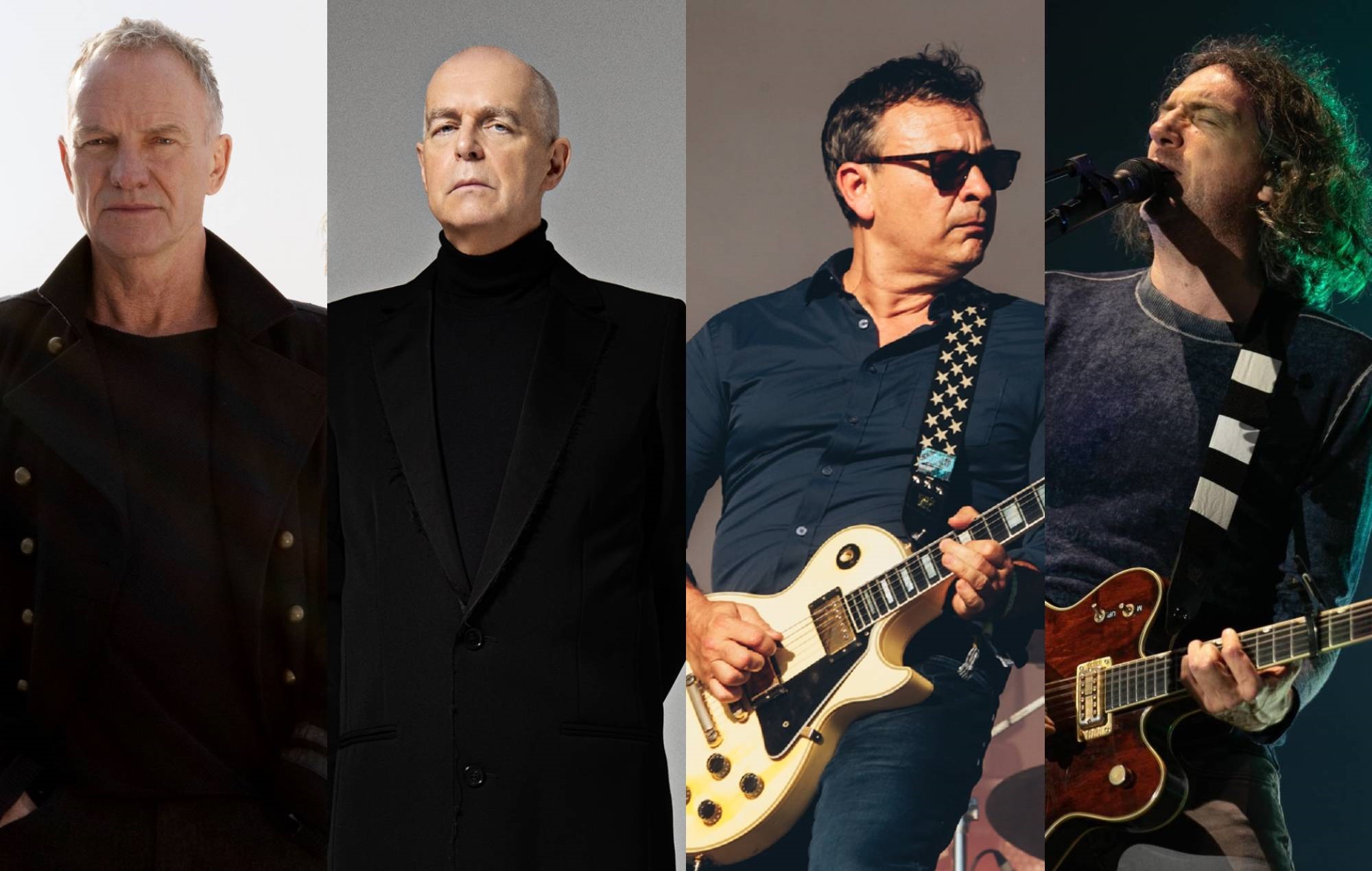 Sting, Pet Shop Boys, Manic Street Preachers, Snow Patrol and more for