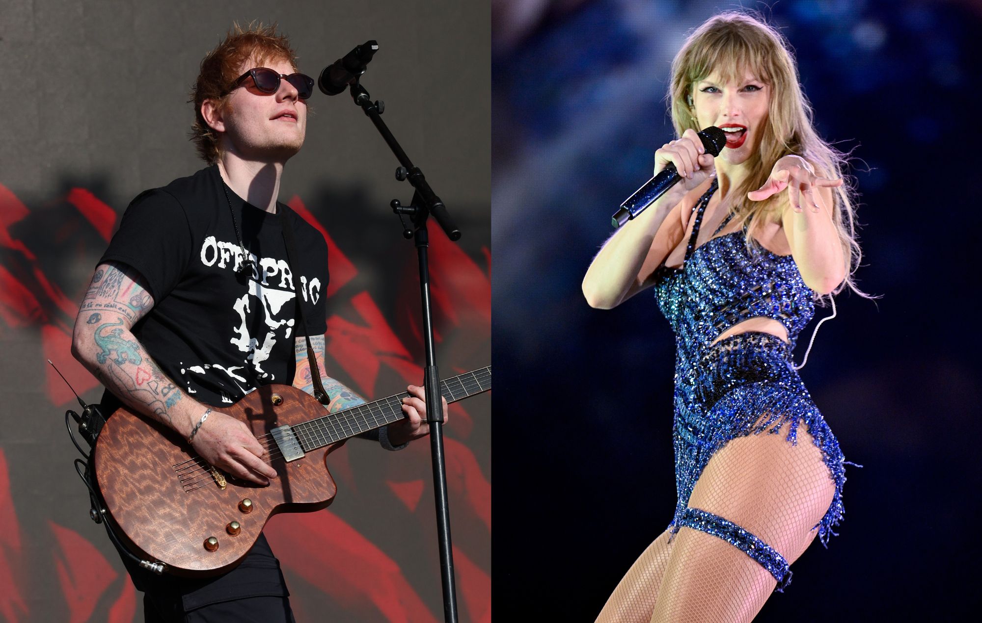 Ed Sheeran beats Taylor Swift to be named most played artist 