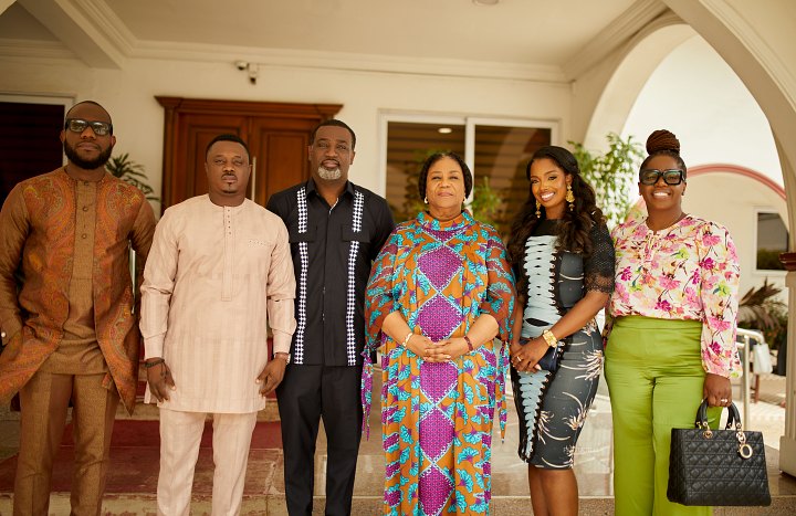 Founding Partner and CEO of the Fearless Fund Arian Simone visits Ghana Presidency