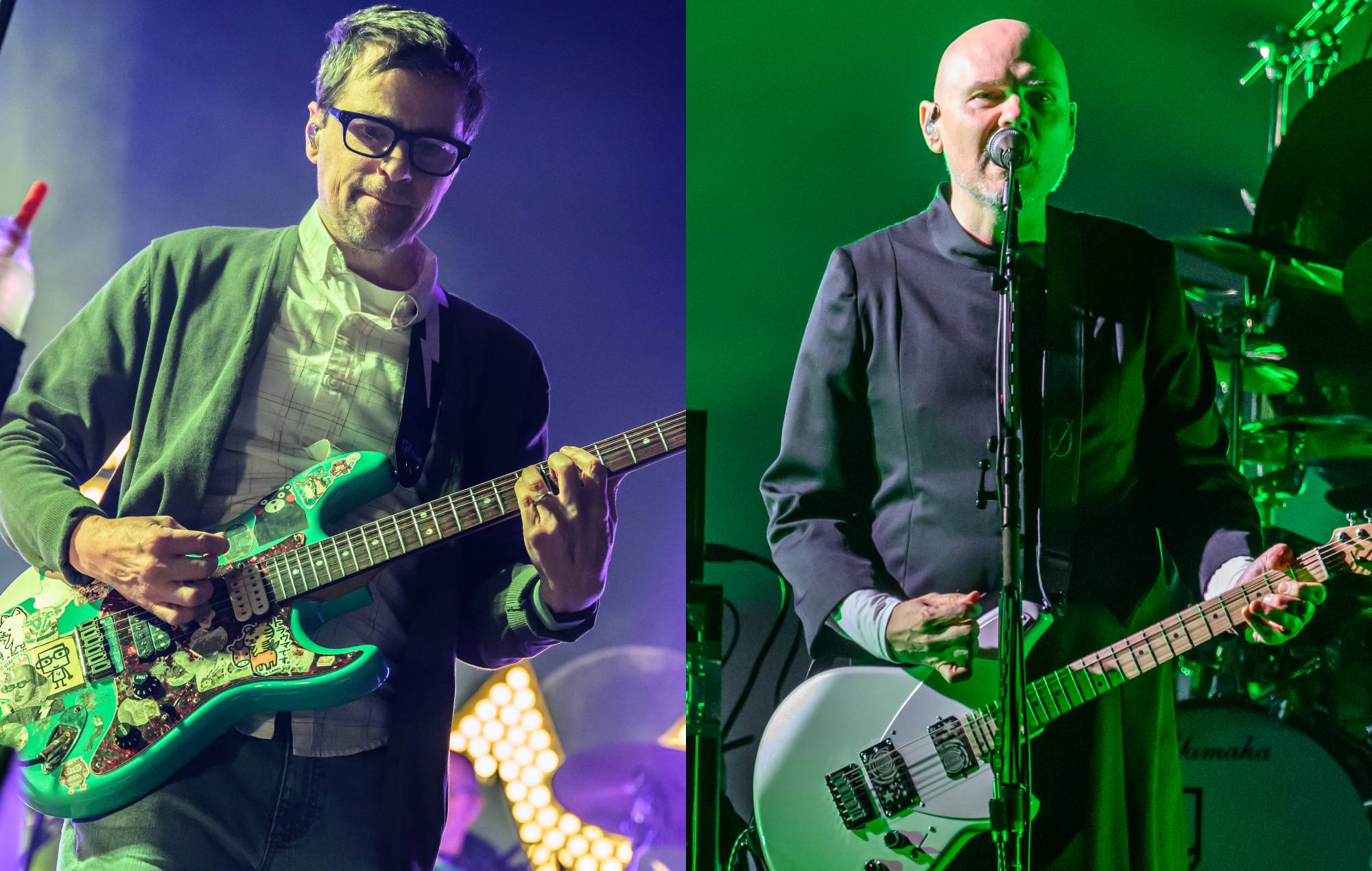 Check out what Weezer and Smashing Pumpkins played as they kicked off their joint UK tour in Birmingham