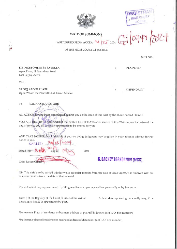 GHS 3 Million Lawsuit: Stonebwoy Sues Baba Sadiq for Defamation – Full Gist HERE!