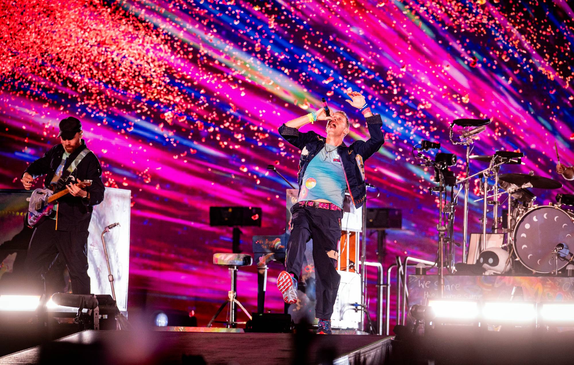 Watch Coldplay debut new song ‘Good Feelings’ onstage in Rome