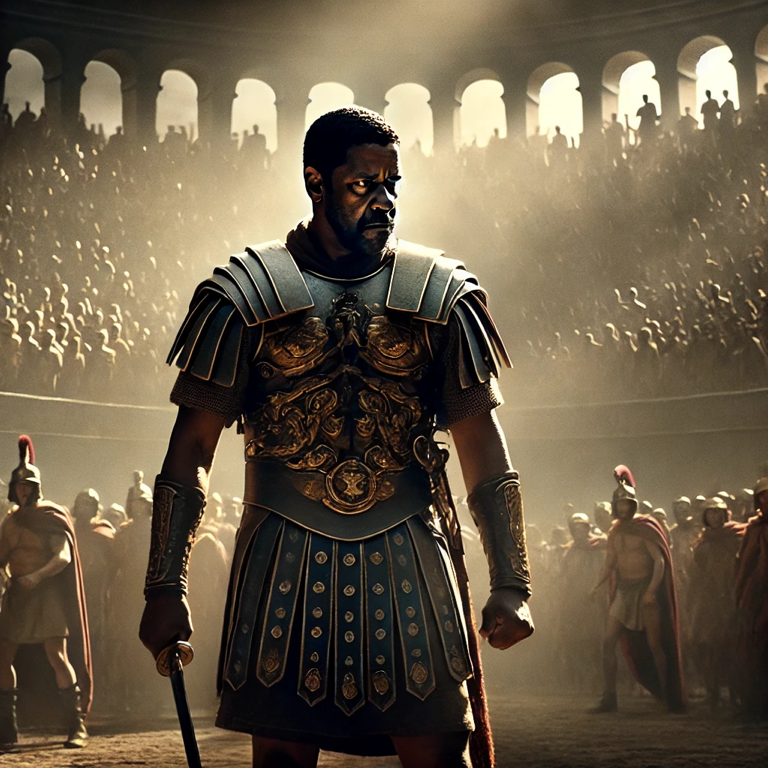 The Internet Reacts to Denzel Washington’s New Trailer for “Gladiator II”