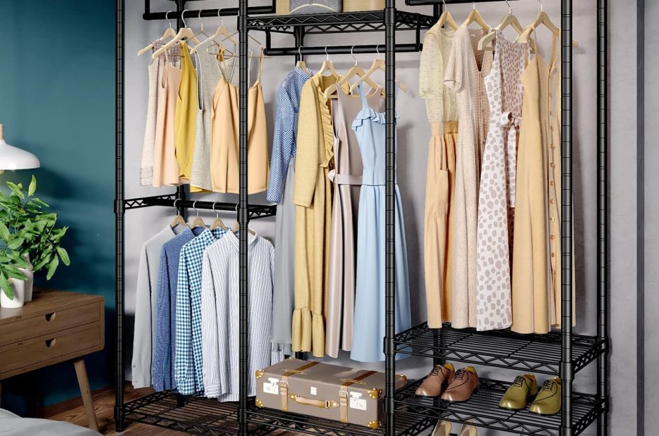 Amazon’s Top-Rated Adjustable Portable Closet Takes Up ‘Minimal Space’ & Is On Sale for 30% Off