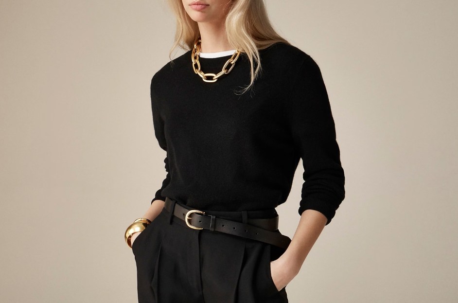 Quality Cashmere: J. Crew’s Classic-Fit Crewneck Sweater Is Ready for a Fall Revival