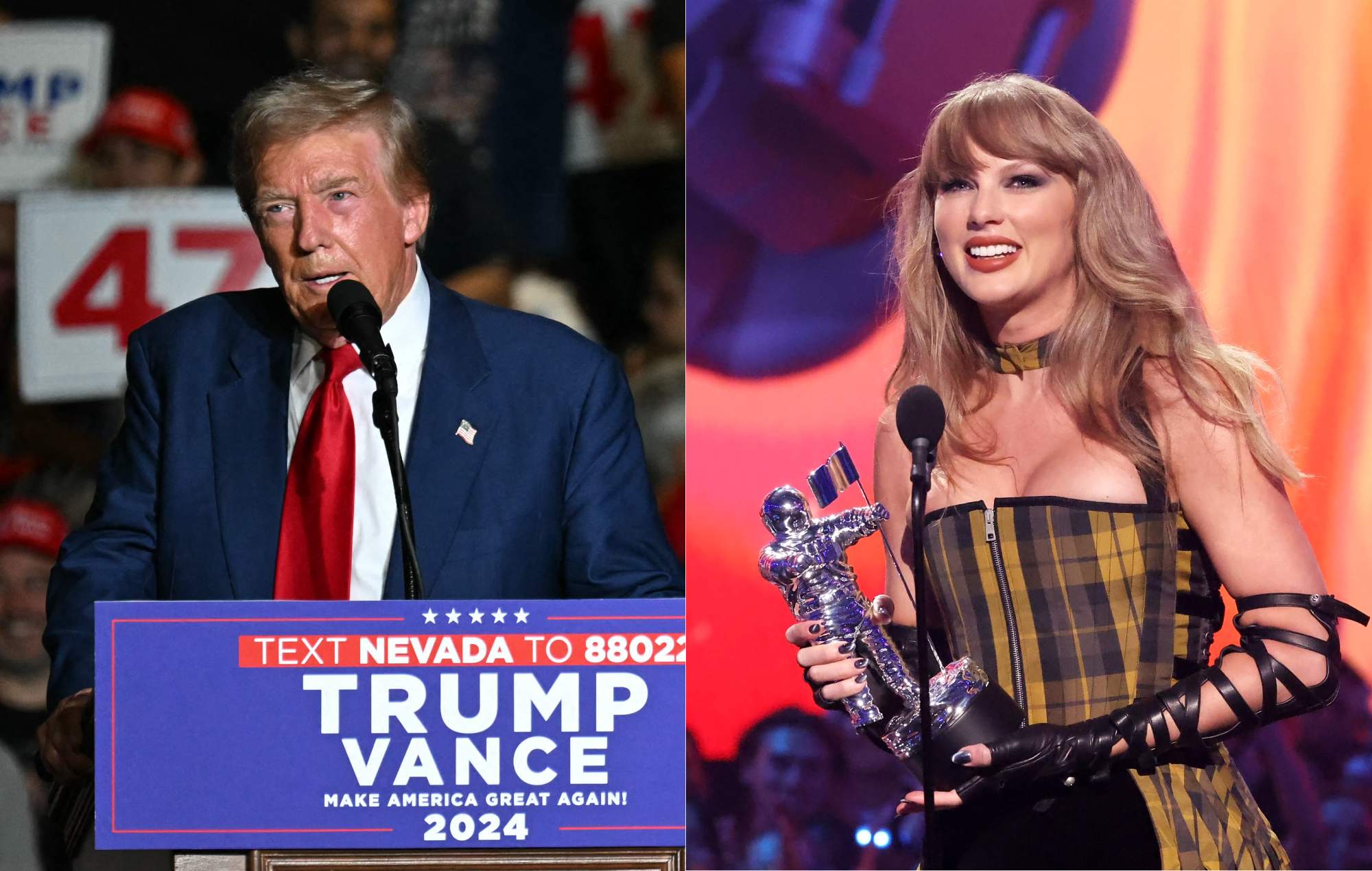 Donald Trump campaign releases t-shirt inspired by Taylor Swift’s ‘Eras’ tour