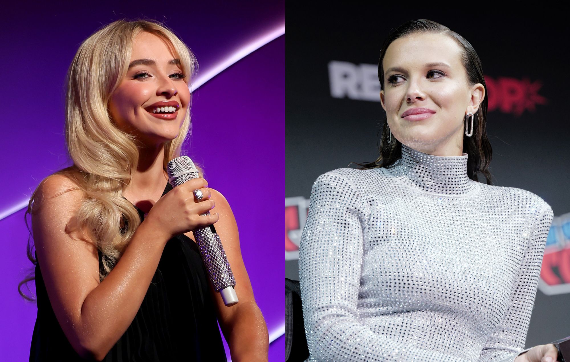 Watch Sabrina Carpenter “arrest” Millie Bobby Brown at show 