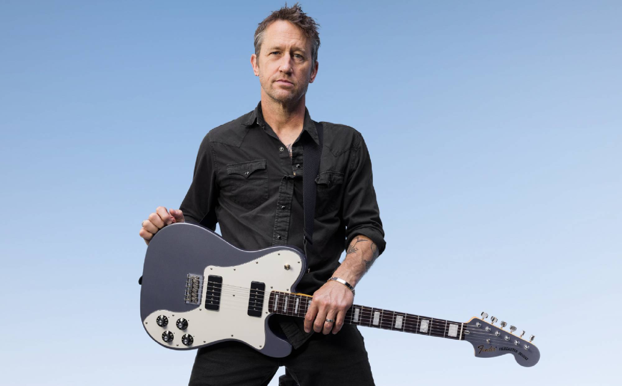 Fender team up with Foo Fighters’ Chris Shiflett for new signature Cleaver Telecaster Deluxe guitar