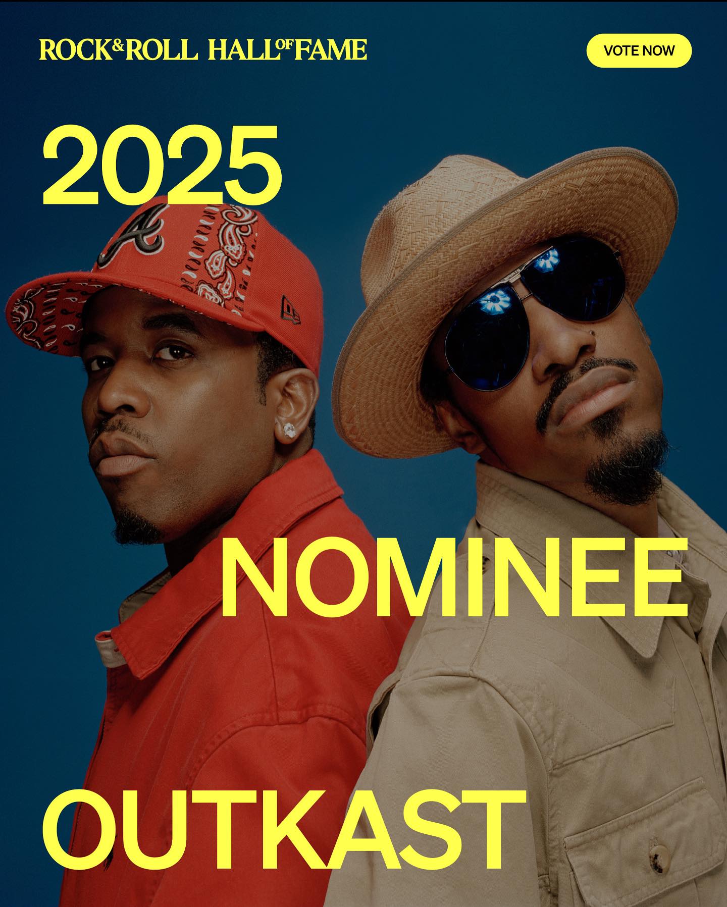 OutKast Finally Gets Their Flowers with 2025 Rock & Roll Hall of Fame Nomination